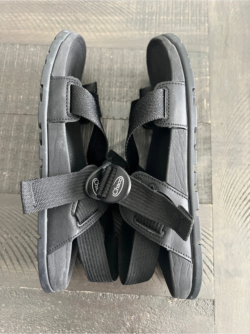 Chaco Z Cloud Sport Sandals Mens 9 Black Gorpcore Hiking Outdoor Adventure Trail